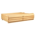thumbnail image 4 of Caja de almacenamiento de suministros para artistas, organizador portátil de herramientas de arte, contenedor con cajón 3 cajones, 4 of 9