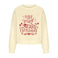 thumbnail image 4 of EGNMCR Chandail en Molleton de Noël Mode Décontractée pour Femmes Blouse à Manches Longues Imprimée Chandail en Molleton à Capuche, 4 of 6