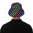 thumbnail image 5 of Sikiie Rainbow Hearts Reflective Double-Sided Bucket Hat, Sun Hat, for Gardening, Beaching, Camping, Hiking, Fishing, 5 of 6