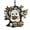 C, variant on Halloween Ghost Acrylic Suncatcher Ornaments, 5.9" Cute Book Moon Ghost Hanging Decor, Mild Spooky Halloween Graduation Window Mirror Pendant Gift