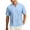 Blue, variant on sususu Men Tshirts V Neck , Men Clothing , Men's Casual Everyday Comfort Lightweight Short Sleeve V-Neck Tee Breathable Loose Fit T-Shirt