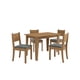 thumbnail image 2 of Juego Comedor Kappesberg 1.2m con 4 Sillas Cora Canela/Gris, 2 of 10