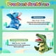thumbnail image 4 of Marionetas de mano, juguetes infantiles, dinosaurios de peluche, peluches, juegos interactivos para niños y niñas de 3 a 8 años (Tyrannosaurus + Triceratops), 4 of 5