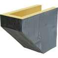 thumbnail image 6 of Ekena Millwork 8"H x 8"D x 60"W Hand Hewn Faux Wood Fireplace Mantel Kit with Ashford Corbels, Aged Ash, 6 of 10