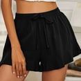 thumbnail image 2 of JINMGG Womens Plus Size Clearance $5 Fashion Women Sweat Shorts Summer Casual Loose Solid High Waist Short Pants, 2 of 8