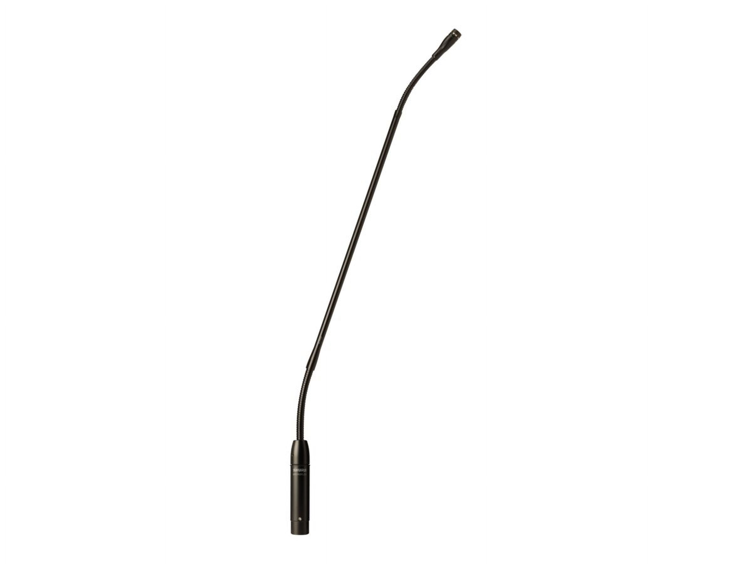 Shure Microflex MX418 Wired Electret Condenser Microphone - 10 ft - 50 Hz to 17 kHz -34 dB - Desktop - XLR