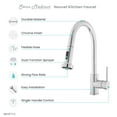 thumbnail image 6 of Nouvet Single Handle, Pull-Down Kitchen Faucet in Chrome, 6 of 11