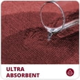thumbnail image 4 of Bathroom Rug,Rubber Bath Mats for Bathroom,No Slip Bath Rugs,Machine Washable,Low Pile,Absorbent Red,20" x 32", 4 of 6