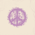 thumbnail image 4 of Inktastic Purple Peace Girls Baby T-Shirt, 4 of 5