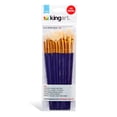 thumbnail image 3 of KINGART® Studio All-Purpose Art, Craft & Hobby Synthetic Bristle Paint Brushes, Set of 10, 3 of 5