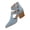 Blue, variant on Black Womens Fashionable Solid Color Versatile High Heels Chunky Heel Pointed Toe Buckle Beach Sandals