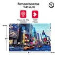 thumbnail image 3 of Rompecabezas 1000 Piezas Hanylish Diseño Times Square Multicolor Desafiante de Armar, 3 of 7