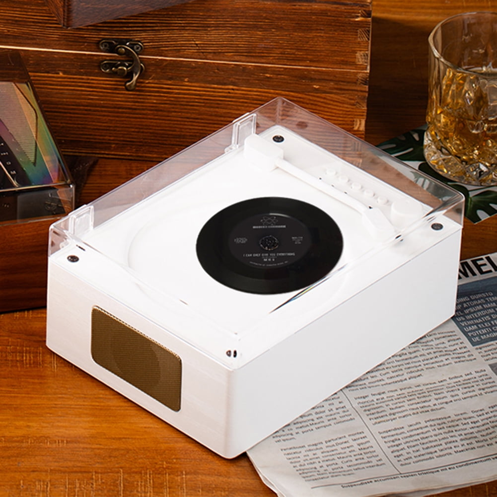 BLEEUS Cd Player Rechargeable Bluetooth-compatible 5.0 Music Player W/ Remote (White)Audio Equipment