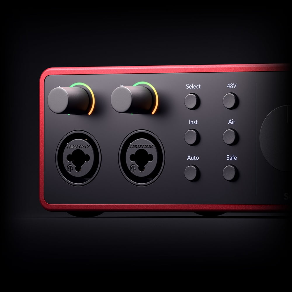 Focusrite, Audio Interface, Scarlett 4i4 4th Gen, USB-C Recording