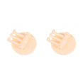 thumbnail image 3 of yingyy 1/2/3/5 Seamless Adhesive Hook Strong Bearing Capacity 3in1 Stick Hooks Hanging Rack Wall-Mounted Key Holder Towel Storage Racks Beige 2PCS, 3 of 6