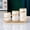 White, variant on Ceramic Canister Set for Kitchen Countertop - A Set of 3 Kitchen Canisters with Tiered Shelf, Airtight Countertop Flour and Sugar Containers, Coffee and Tea Storage (White)