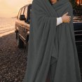thumbnail image 6 of Fleece Throw Blanket for Couch, Super Soft Cozy Blankets, 59.06x47.24" Dark Gray Blanket Lightweight Fuzzy Comfy Flannel Blanket Warm Plush for Sofa Bed Decor, 6 of 9