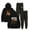 Black, variant on Maddox Batson Road To Indio Tour 2025 Men/Women Fall Suit Hoodies Sportswear Hooded Ankle Banded Pant Two Piece Set