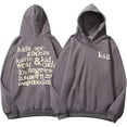 thumbnail image 4 of XINQIHANG Men's Hoodie Hip Hop Pullover Sweaters for Teenagers, 4 of 6
