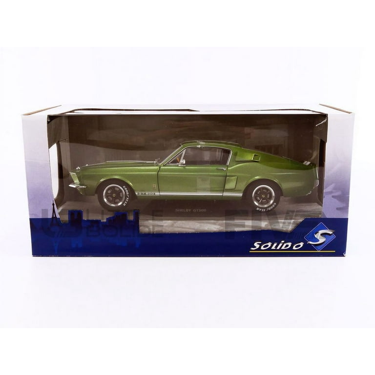 1967 Shelby GT500 Lime Green Metallic with White Stripes 1