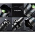 thumbnail image 3 of APEXEL APEXEL APL-60XFR50 60X Magnification HD Monocular Telescope with 50mm Lens, Tripod, and Phone Mount for 4K Viewing, 3 of 7