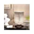 thumbnail image 5 of nipocaio Lampe de Chevet Lampe de Table Carrée Moderne, Base en Bois Naturel, Interrupteur à Câble, Design Scandinave Classique - Ampoule Blanc Chaud Incluse, 5 of 5