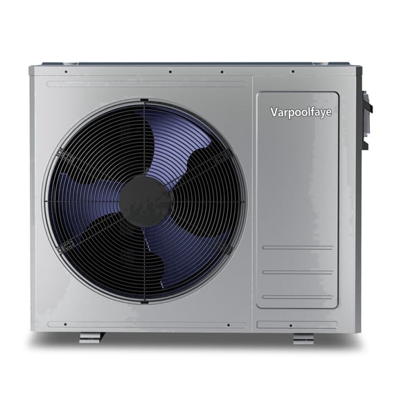 Electric Pool Heat Pump, 35,100 BTU Pool Heater, 10000 Gallons, WiFi Control, Titanium Heat Exchanger, Smart Inverter, for Above Ground and Inground Pools, 220V