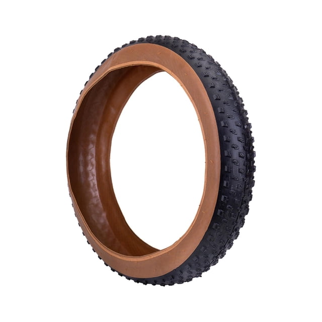 Neumático de bicicleta de nieve Neumático de bicicleta de nieve 30PSI Reemplazo de neumático ATV Neumático de nieve para motos de nieve Reemplazo de 20x4 pulgadas Negro Marrón