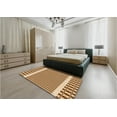 thumbnail image 5 of Ahgly Company Machine Washable Indoor Rectangle Transitional Mahogany Brown Area Rugs, 4' x 6', 5 of 7