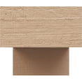 thumbnail image 2 of 6"W x 12"D x 6"H Wide Chapel Hill Rough Cedar Woodgrain TimberThane Corbel, Primed Tan, 2 of 6