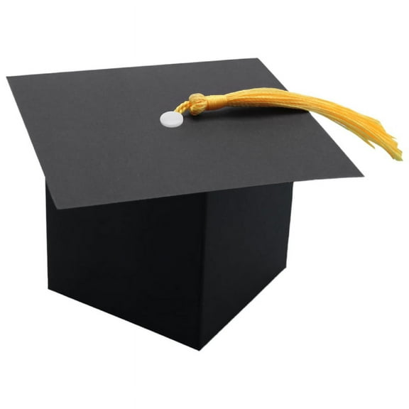 50PCS Graduation Candy Box DIY Grad Cap for Gift Favors Decor