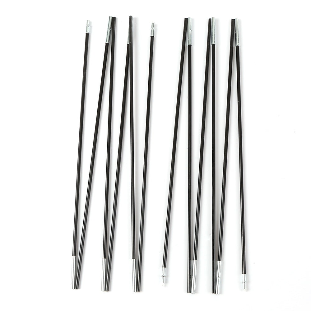 Black Tent Support Rod Made of Fiberglass Used as Spare Parts Heat Resistant and Durable Camping Tent Pole