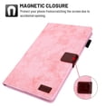 thumbnail image 3 of Dteck Folio Case for Samsung Galaxy Tab A7 10.4" 2020 SM-T500 T505, Slim Fit PU Leather Multi-angle Viewing Stand Shockproof Case Built-in Card Slots Cover, Pink, 3 of 6