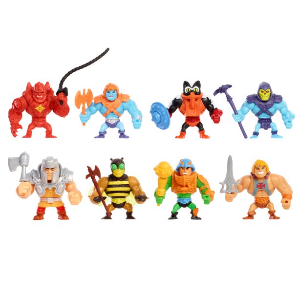 Masters Of The Universe Eternia Minis Multipack 3-In, Set Of 4 Motu Characters (Character May