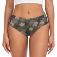 thumbnail image 1 of Balery Camouflage maple Ropa Interior de Algodón para Mujer con Dibujo – Braguitas Cómodas y Elásticas, Estilo Clásico-Large, 1 of 6