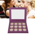 thumbnail image 4 of Empty Makeup Palette, Portable Waterproof ABS Empty Eyeshadow Palette 12 Compartment  For Cosmetics Store Purple, 4 of 8