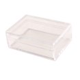 thumbnail image 2 of 1/12 casa de muñecas caja de almacenamiento acrílico Rectangular casa de muñecas accesorio de comida a prueba de polvo con tapa pequeña transparente Baoblaze cajas de almacenamiento de casa de muñecas, 2 of 8