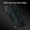 thumbnail image 3 of M.2 SSD NVMe Heat Sink M.2 2280 Solid Hard Disk Aluminum Heatsink with Thermal Cooling Pad PC Thermal Gaskets, 3 of 10