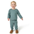 thumbnail image 3 of Modern Moments by Gerber Gender Neutral Drop Shoulder Long Sleeve Top, Sizes 0/3 Months - 24 Months, 3 of 8