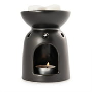 Mainstays Ceramic Tealight Warmer, Black, 1 Pc