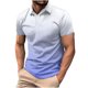 thumbnail image 1 of Camisetas de Manga Larga para Hombres Cuello Girado Hacia Abajo Sólido Imitación Algodón, Casual Botón Abajo Blusa Camiseta para Casa Y Diario Cuatro Estaciones, 1 of 6