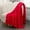 Tomato, variant on Nicole Miller Chloe Textured Soft Knit Throw Blanket with Tassels – for Home, Couch, Bed, Living Room - 50" x 60” (Tomato)