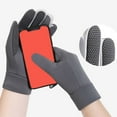 thumbnail image 6 of KHONTS Touchscreen Winter Gloves for Men Women Cold Weather Warm Freezer Work Gloves for Running Driving Cycling Hiking Dark Gray One Size, 6 of 9