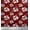 Brick Red, variant on Soimoi Blue Silk Fabric Artistic Flower & Geometric Fabric Prints By Yard 42 Inch Wide