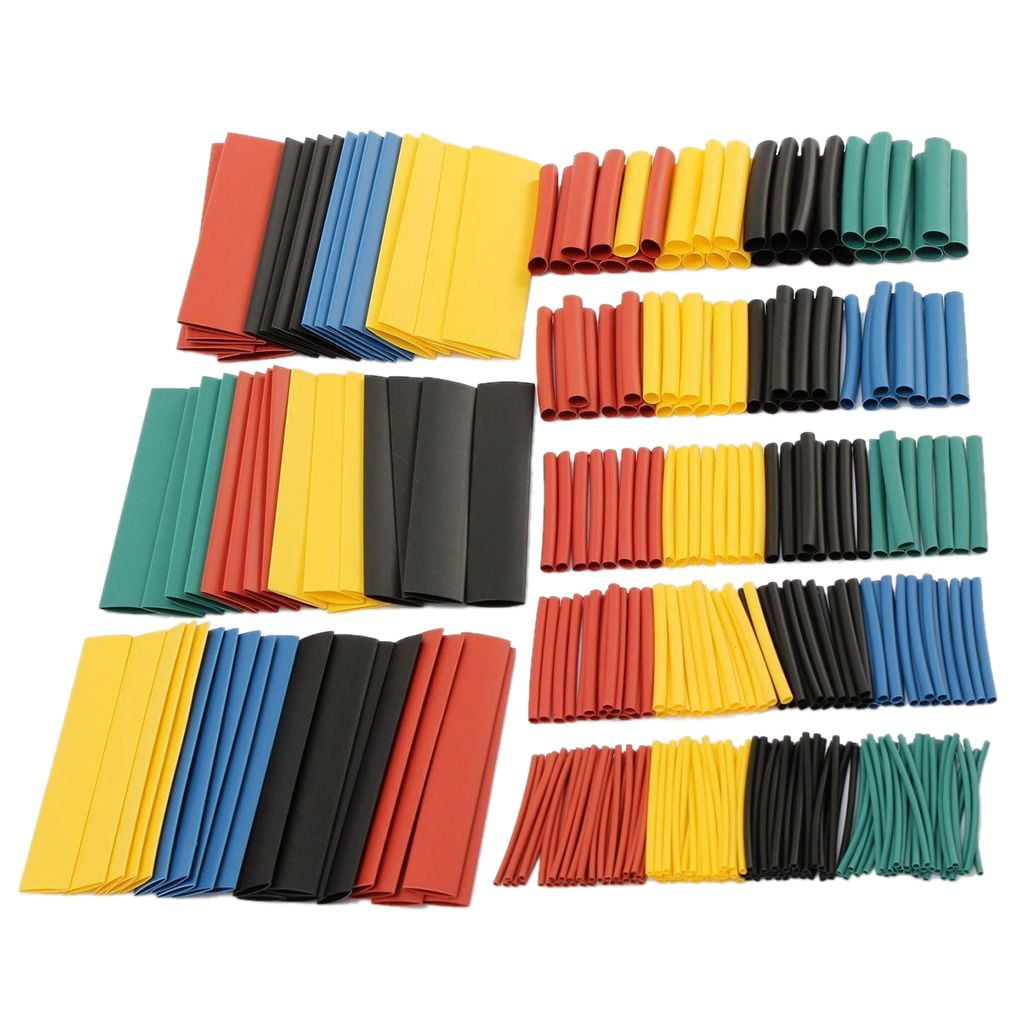 Waterproof Cable Wire Cable Heat Shrink Tubing Tube Sleeve Wrap Assortment Kit 