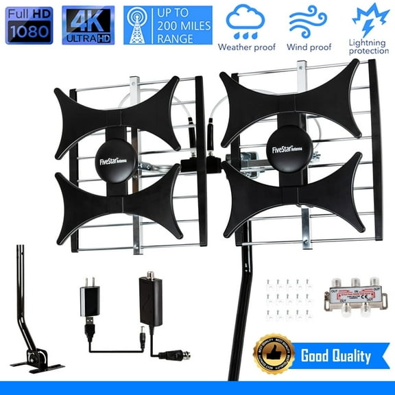 FIVE STAR - Elevate Your TV Experience with Outdoor HDTV Antenna