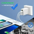 thumbnail image 7 of 4-Port USB Wall Charger, 40W Fast Charge, Wall Multiport Cube Power Adapter for iPhone 15 14 13 12 11 Pro Max XR Xs Max 8, Samsung, Moto, Android Phones, 7 of 7