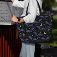 thumbnail image 6 of Large Beach Bags Water-resistant Sandproof - Starry sky bat Cute Beach Tote Bags for Women with Zipper, 6 of 6