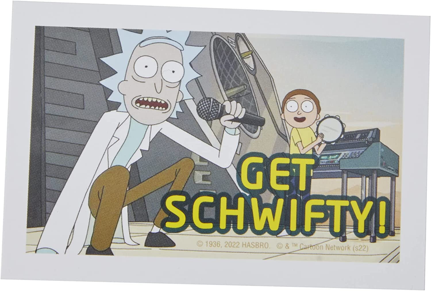 Monopoly: Rick and Morty Edition Board Game, Cartoon Network Game for Families and Teens 17+, Includes Collectible Monopoly Tokens