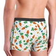 thumbnail image 3 of Goofa Cute Carrot Printed Men's Boxer Briefs Underwear, Moisture-Wicking Underwear, Trunk,Soft and Breathable Cotton Underwear-Medium, 3 of 9
